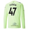 Officiële Voetbalshirt Manchester City Foden 47 Derde 2022-23 Lange Mouw - Heren